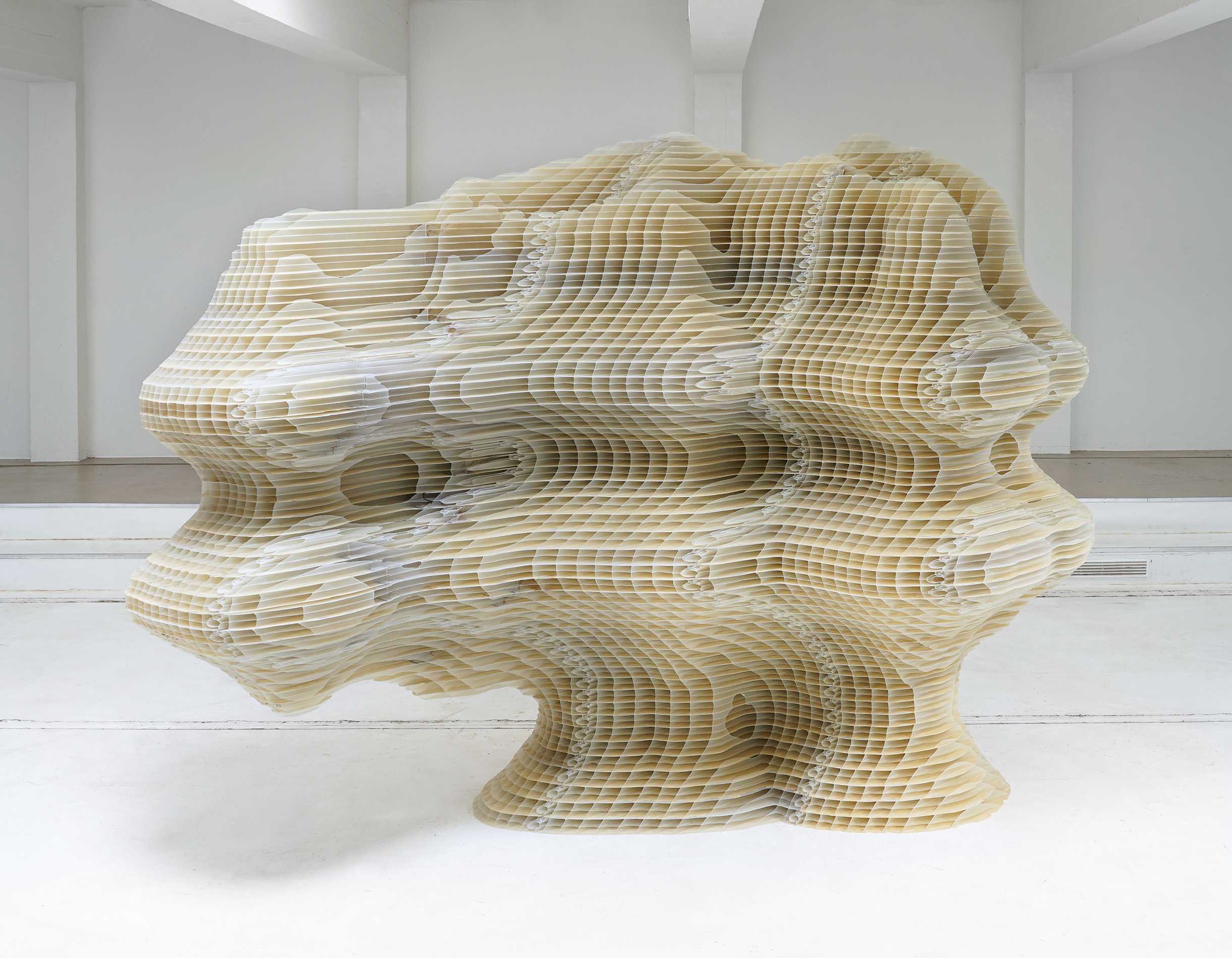 Pair, 2025, polycarbonate, 212 x 260 x 180 cm; Pair, 2025, polycarbonate, 212 x 260 x 180 cm;